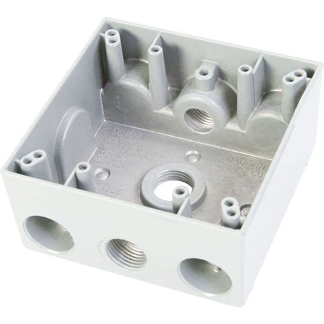 electrical gang box home depot|2 gang outlet box dimensions.